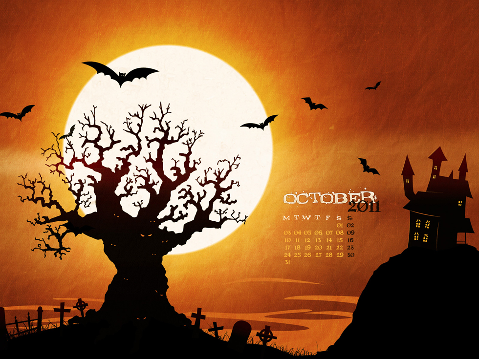Halloween spooky   in the Jungle   2D Background